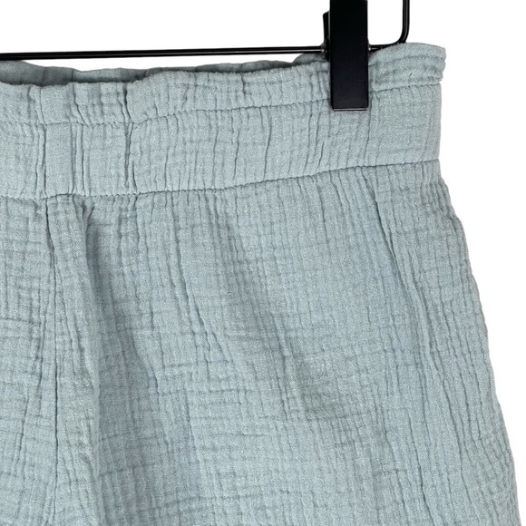 Show Me Your Mumu Rockie Ruffle Shorts Small Elastic Waist Gauze Pull On Blue - Picture 3 of 11